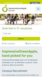 Mobile Screenshot of impressivegreenapple.nl